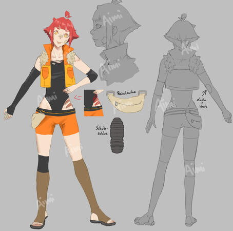 Ref Sheet zu Erina Ref Sheet zu Erina