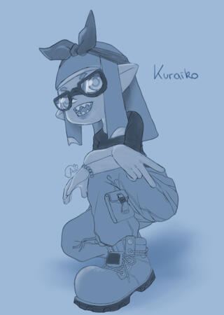 Splatoon OC Kuraiko Splatoon OC Kuraiko
