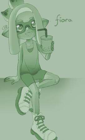 Splatoon OC Fiora Splatoon OC Fiora
